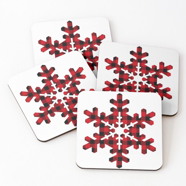 Item preview, Snowflake Snow Christmas Buffalo Plaid Country Holiday designed and sold by ccheshiredesign.