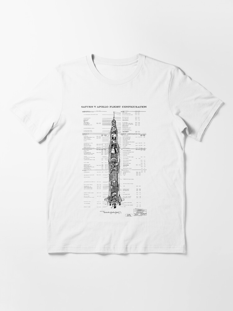 "Saturn V Rocket diagram" Tshirt for Sale by timothybeighton Redbubble