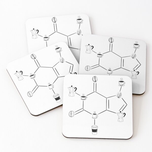 Item preview, Coffee molecule  designed and sold by -Darkly-.