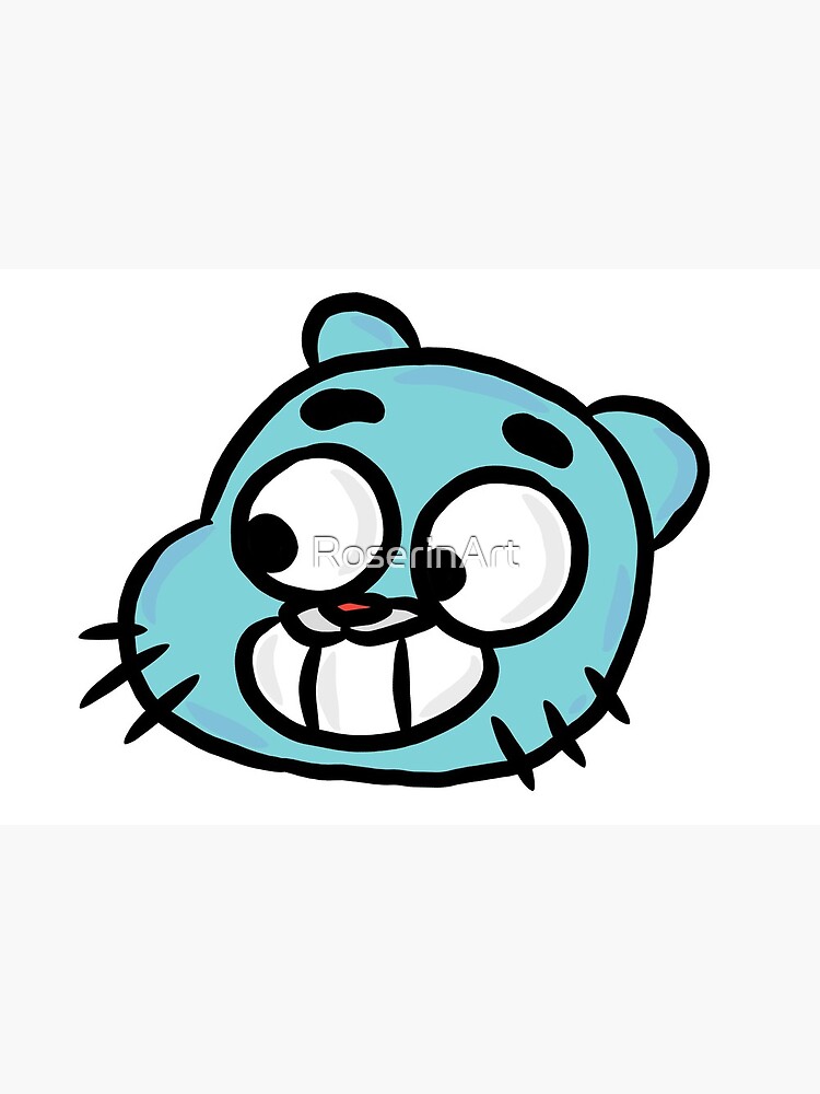 Smiling Gumball Watterson - The Amazing World of Gumball Art Board Print  for Sale by RoserinArt