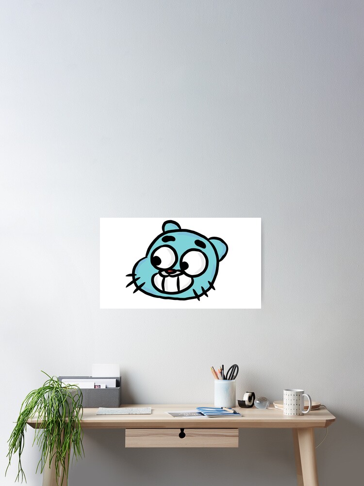 Smiling Gumball Watterson - The Amazing World of Gumball Art Board Print  for Sale by RoserinArt