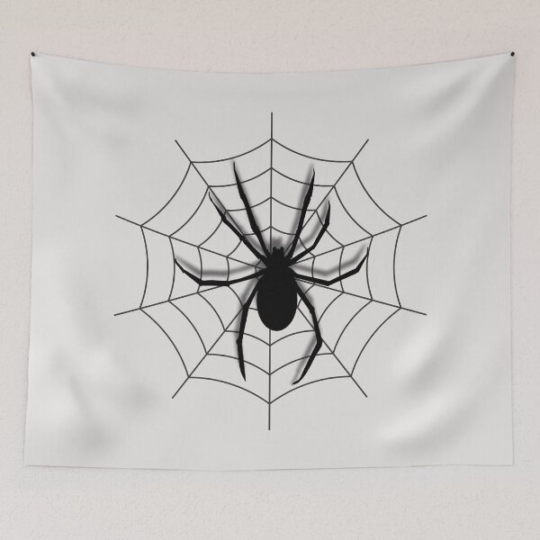 Item preview, Spider in Silhouette with Shadow on a Web designed and sold by tinytiger77.