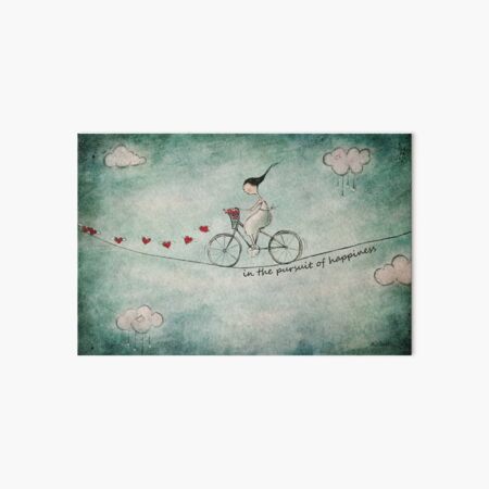 In the pursuit of happiness Art Board Print
