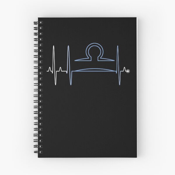Item preview, Libra Zodiac Sign Astrology Heartbeat September October Birthday ECG EKG Heart Monitor  designed and sold by TheGhoulishGarb.