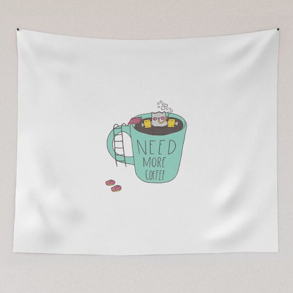 Item preview, Need More Coffee Cat designed and sold by FaithC340.