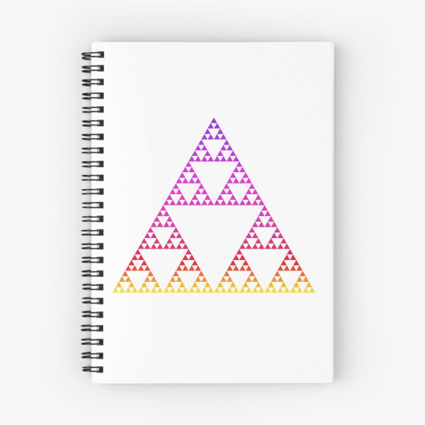 Item preview, Sierpinski Triangle - Yellow / Purple Gradient designed and sold by ilexdesigns.