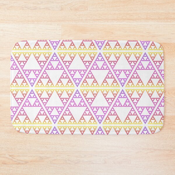 Item preview, Sierpinski Triangle - Yellow / Purple Gradient designed and sold by ilexdesigns.