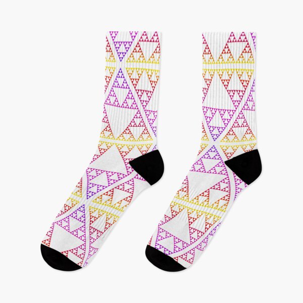Item preview, Sierpinski Triangle - Yellow / Purple Gradient designed and sold by ilexdesigns.