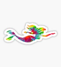 Tie Dye Mermaid Sticker