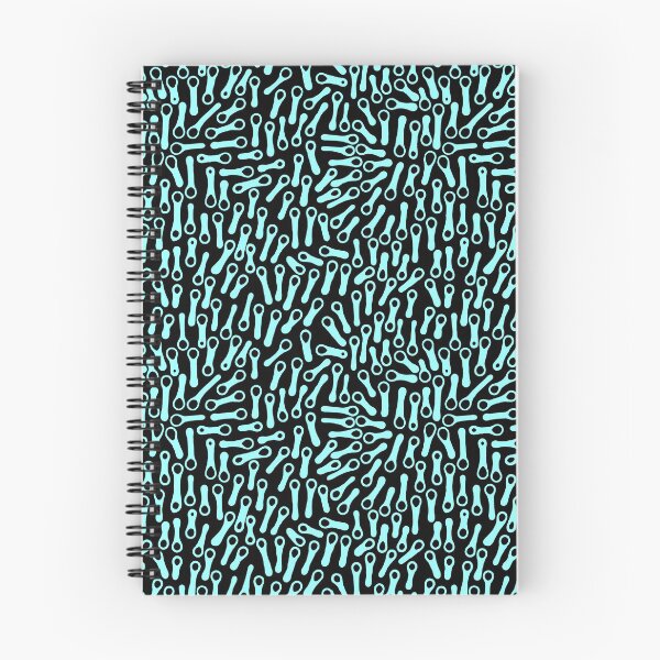 Item preview, Abstract Shapes Pattern 270919 -  Ice Blue on Black designed and sold by Artberry.
