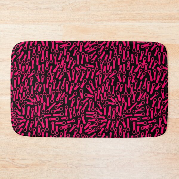 Item preview, Abstract Shapes Pattern 270919 -  Neon Red on Black designed and sold by Artberry.