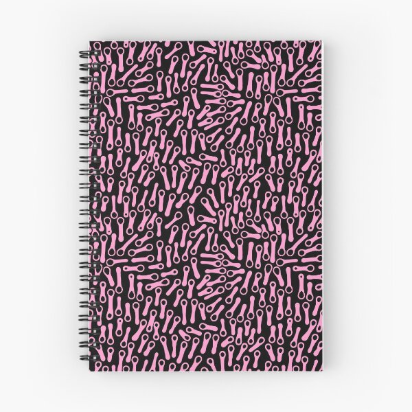 Item preview, Abstract Shapes Pattern 270919 - Pink on Black designed and sold by Artberry.