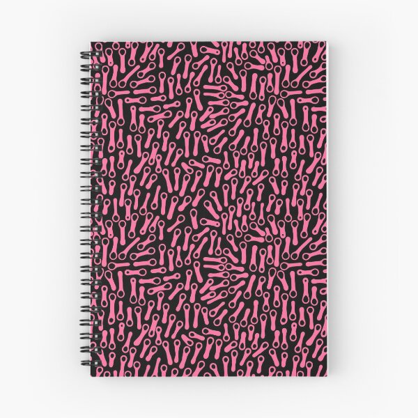 Item preview, Abstract Shapes Pattern 270919 - Deep Pink on Black designed and sold by Artberry.