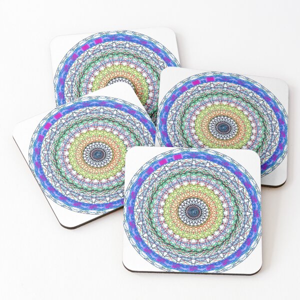 Item preview, Multicolored Mandala Psychedelic Graphic designed and sold by Crobin1961.