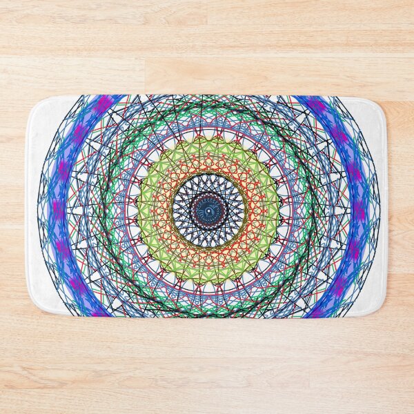 Item preview, Multicolored Mandala Psychedelic Graphic designed and sold by Crobin1961.