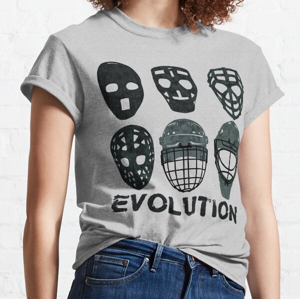 Hockey Goalie Mask Evolution. Classic T-Shirt