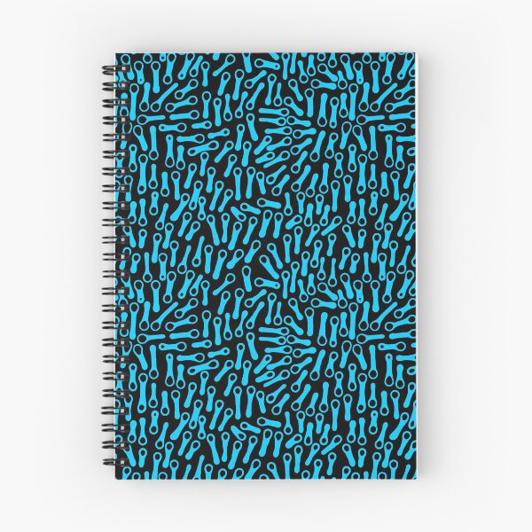Item preview, Abstract Shapes Pattern 270919 - Sky Blue on Black designed and sold by Artberry.
