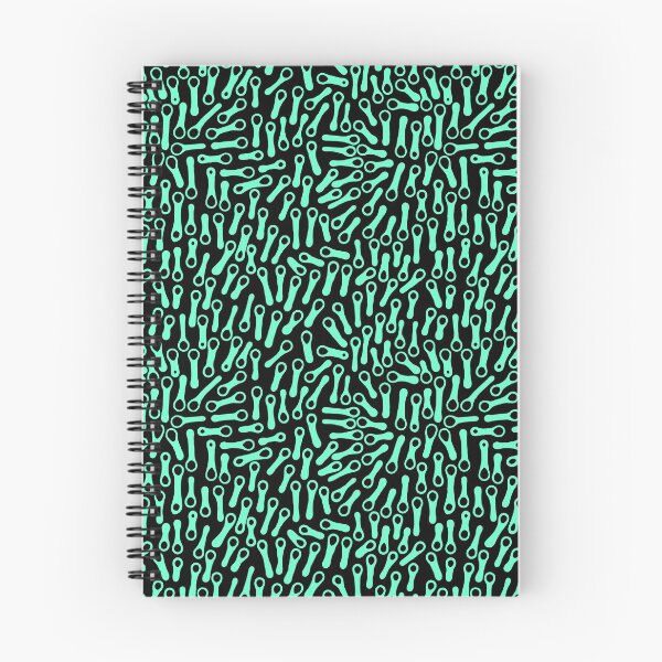 Item preview, Abstract Shapes Pattern 270919 - Turquoise on Black designed and sold by Artberry.