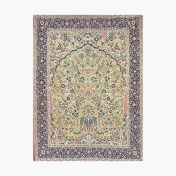 Item preview, Douglass Mughal 'Millefleurs' Rug Print designed and sold by Vicky Brago-Mitchell®.