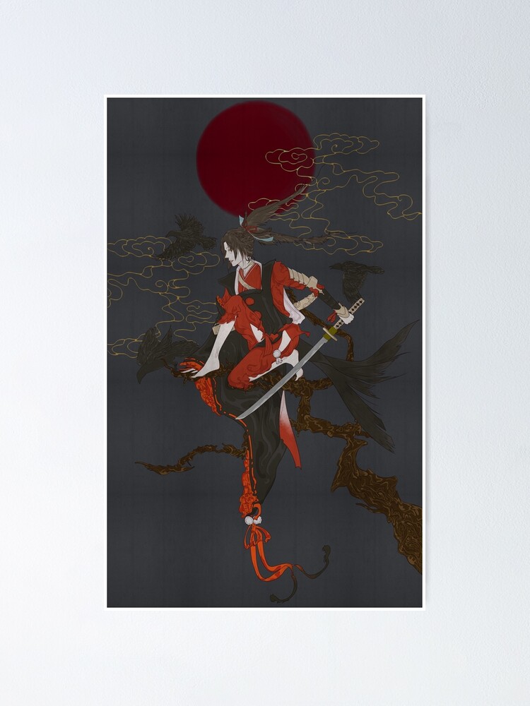 touken ranbu kogarasu maru poster by terra999ventus redbubble touken ranbu kogarasu maru poster by terra999ventus redbubble