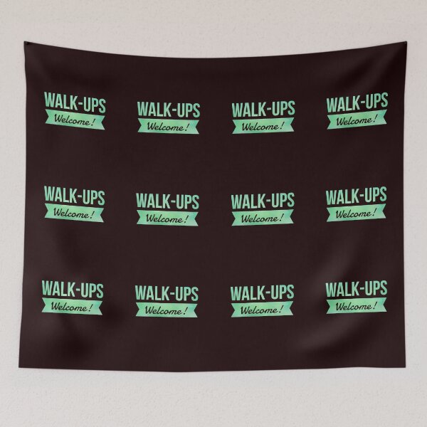 Item preview, Walk-Ups Welcome! WoW RPG Meme (jade green) designed and sold by CloudDance.