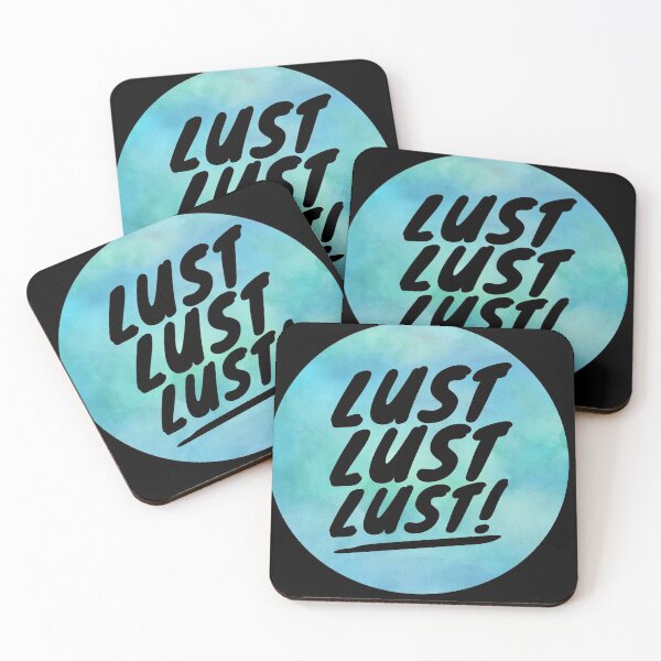 Item preview, Wow Gamer Raider Mantra: LUST LUST LUST! (blue shimmer) designed and sold by CloudDance.