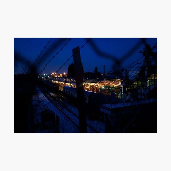 Item preview, Loughborough train Station in December designed and sold by Paul Benjamin.