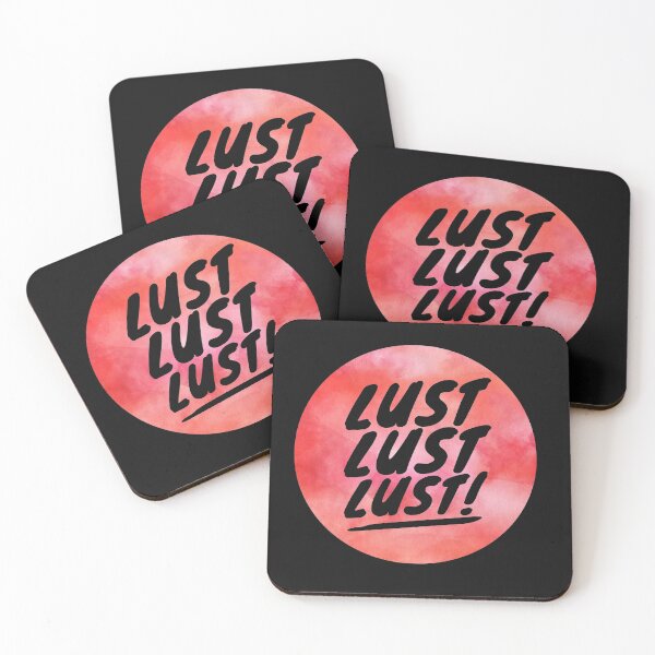 Item preview, Wow Gamer Raider Mantra: LUST LUST LUST! (orange crush) designed and sold by CloudDance.
