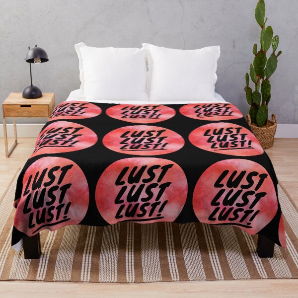 Item preview, Wow Gamer Raider Mantra: LUST LUST LUST! (orange crush) designed and sold by CloudDance.