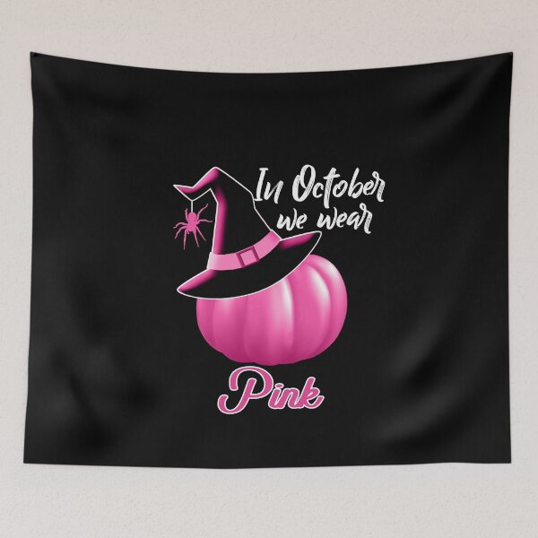 Item preview, October Wear Pink Halloween Breast Cancer designed and sold by wilsonellis.