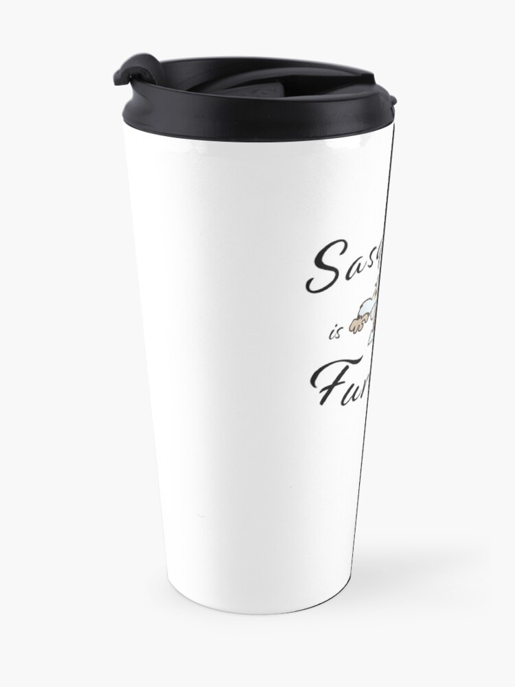 Alternate view of Sasquatch is my Furbaby Travel Mug