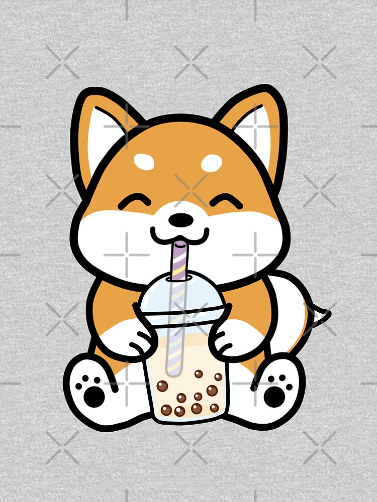 Shiba Loves Bubble Tea! by SirBobalot