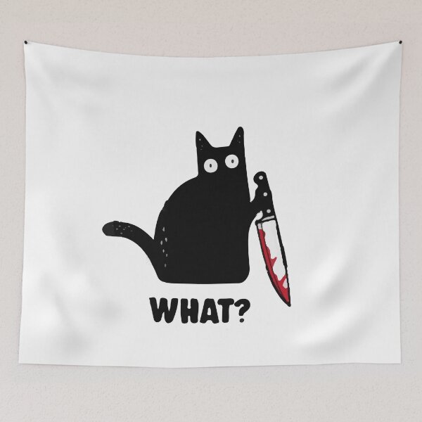 Item preview, Limited edition Halloween Cat What!? designed and sold by MORADRIF.