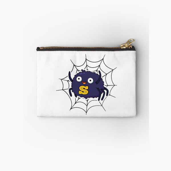 Item preview, Alphabet Letter S Cute Spider designed and sold by kidsmonogram.