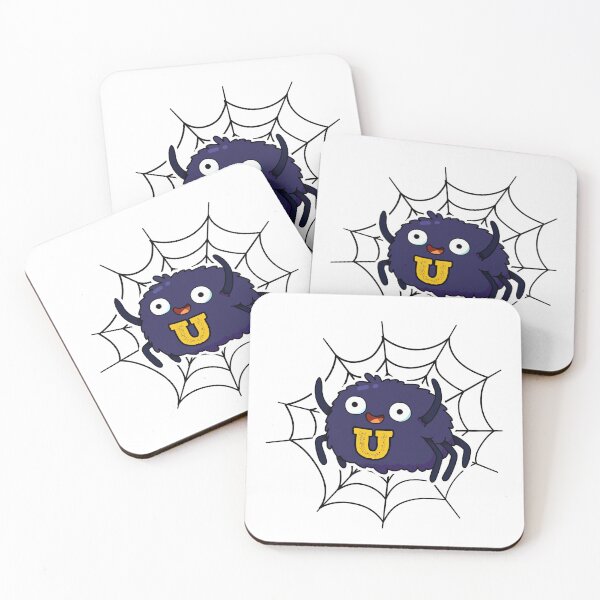 Item preview, Alphabet Letter U Cute Spider designed and sold by kidsmonogram.