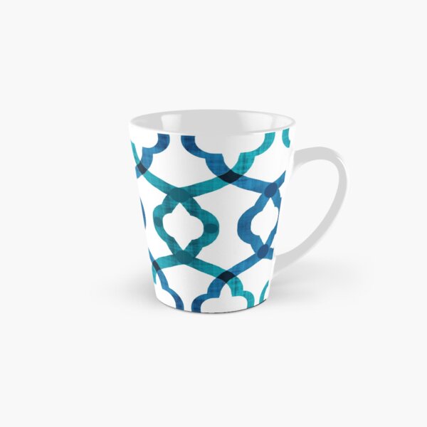Intertwine / Blue Teal Green Tall Mug