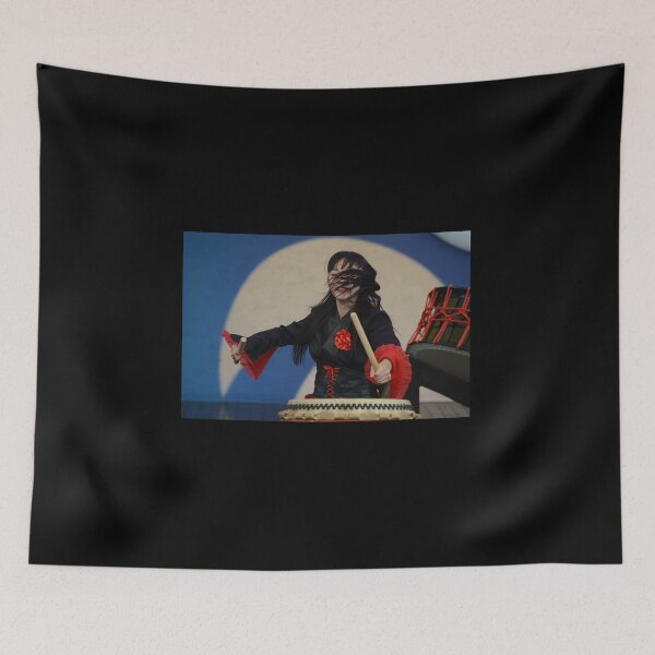 Item preview, Japanese Girl Beating a Traditional Drum designed and sold by Mike Ashley.