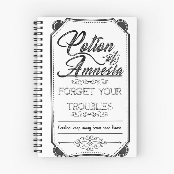 Item preview, Potion of Amnesia Label designed and sold by LordGraceArt.