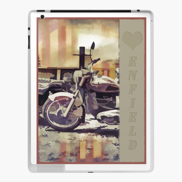 Love Heart Royal Enfield In Goa iPad Skin