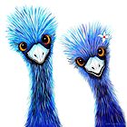 Quirky Emus by Linda Callaghan