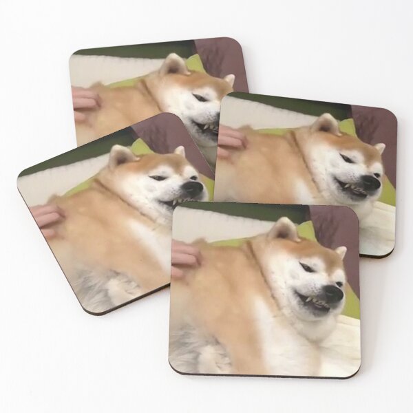 Item preview, shiba dog snarl meme designed and sold by katief44.