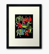 Scooby Doo Villians Framed Print
