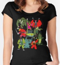 Scooby Doo Villians Women's Fitted Scoop T-Shirt