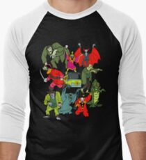 Scooby Doo Villians Men's Baseball ¾ T-Shirt