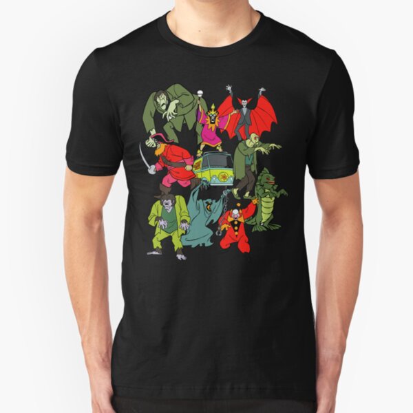 Scooby Doo Villians Slim Fit T-Shirt