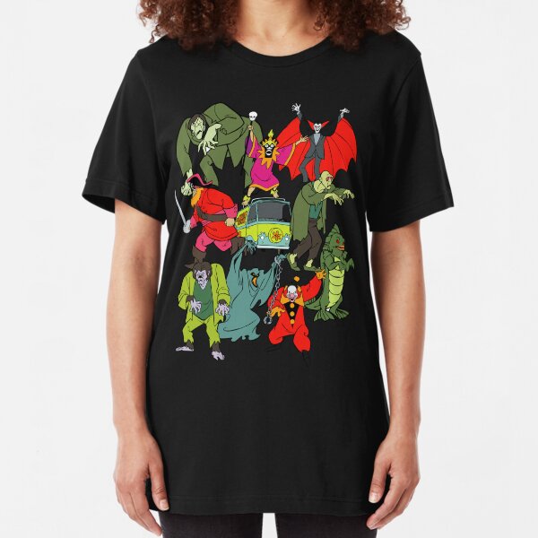 Scooby Doo Villians Slim Fit T-Shirt