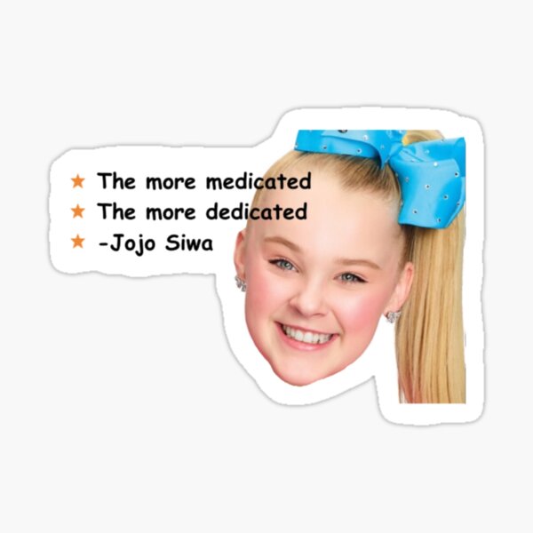 "Jojo Siwa Funny Meme" Sticker for Sale by beehiveuntitled | Redbubble
