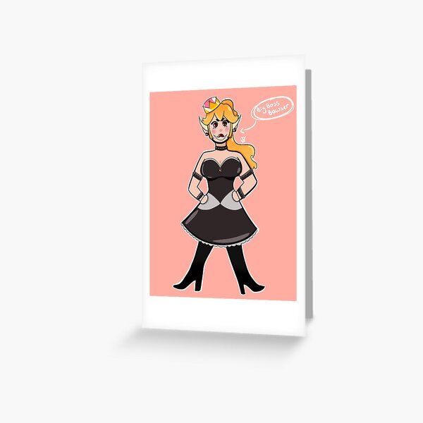 Princess Peach Greeting Cards Redbubble