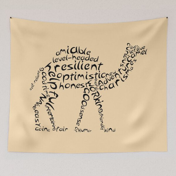 Item preview, Black Camel Spirit Animal designed and sold by kjeppson.