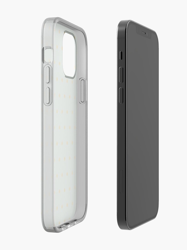 Alternate view of light mint gold dots iPhone Case & Cover